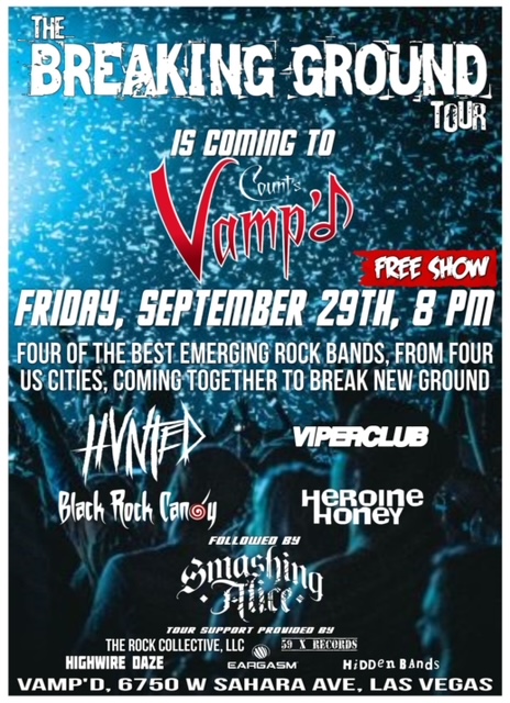 Upcoming Shows - Count's Vamp'd - Eat, Drink, Rock! - Las Vegas, Nevada